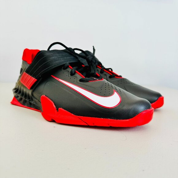 NEW NIKE SAVALEOS RED AND BLACK WEIGHTLIFTING SPORTS SNEAKERS CV5708-002 SZ 12 main image 8